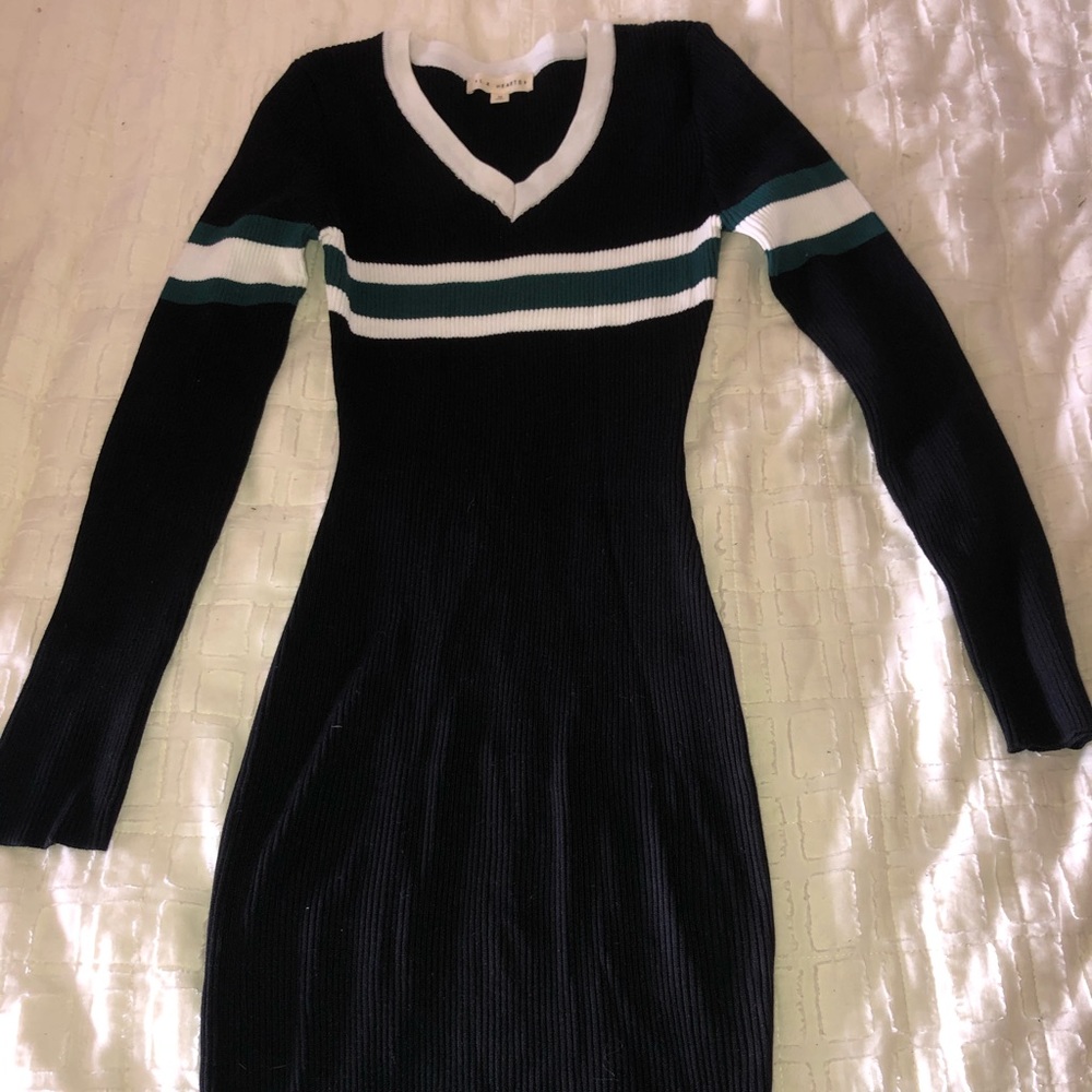 Pacsun LA Hearts Varsity Sweater Dress